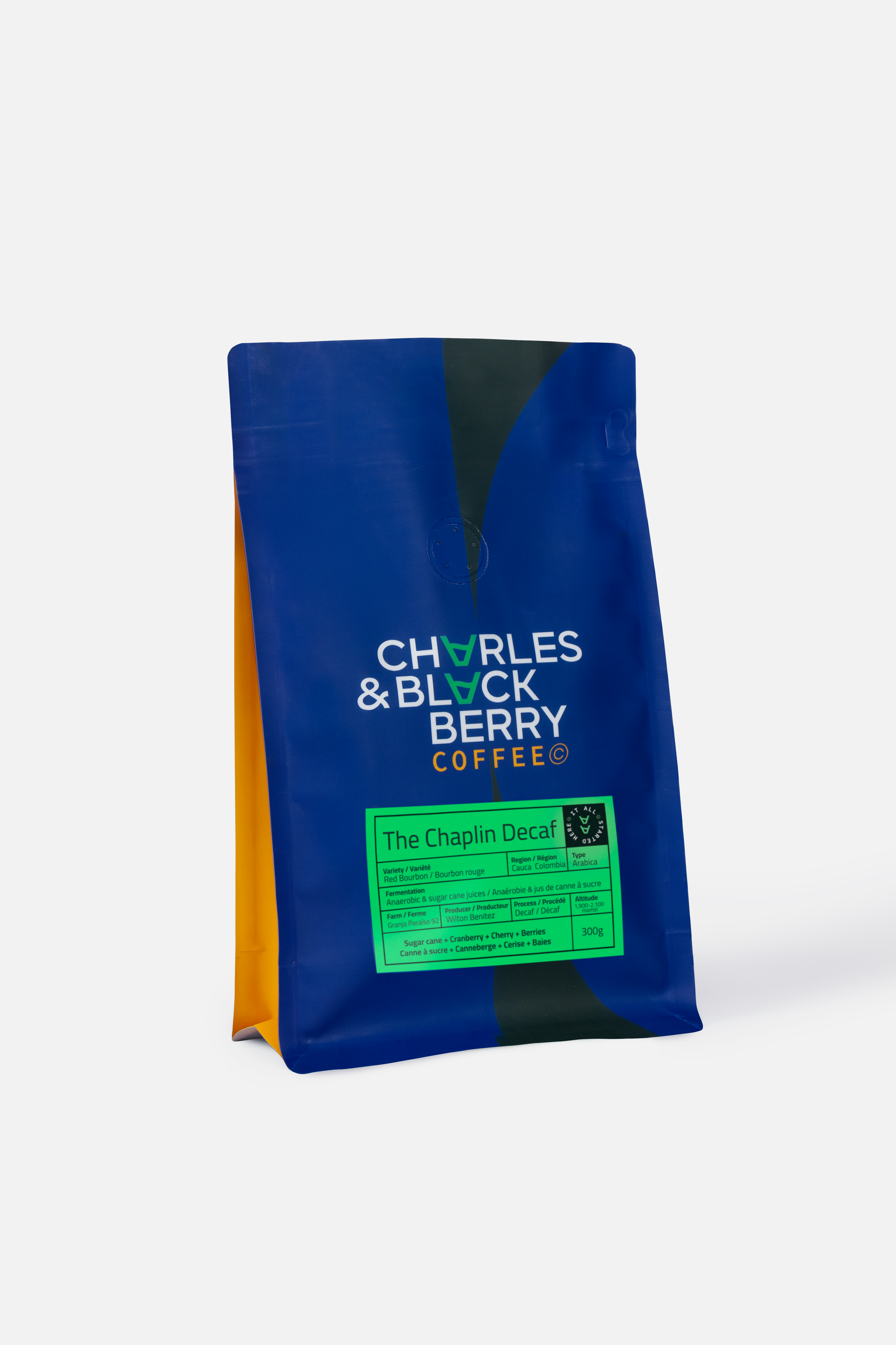 THE CHAPLIN DECAF – Charles & Blackberry